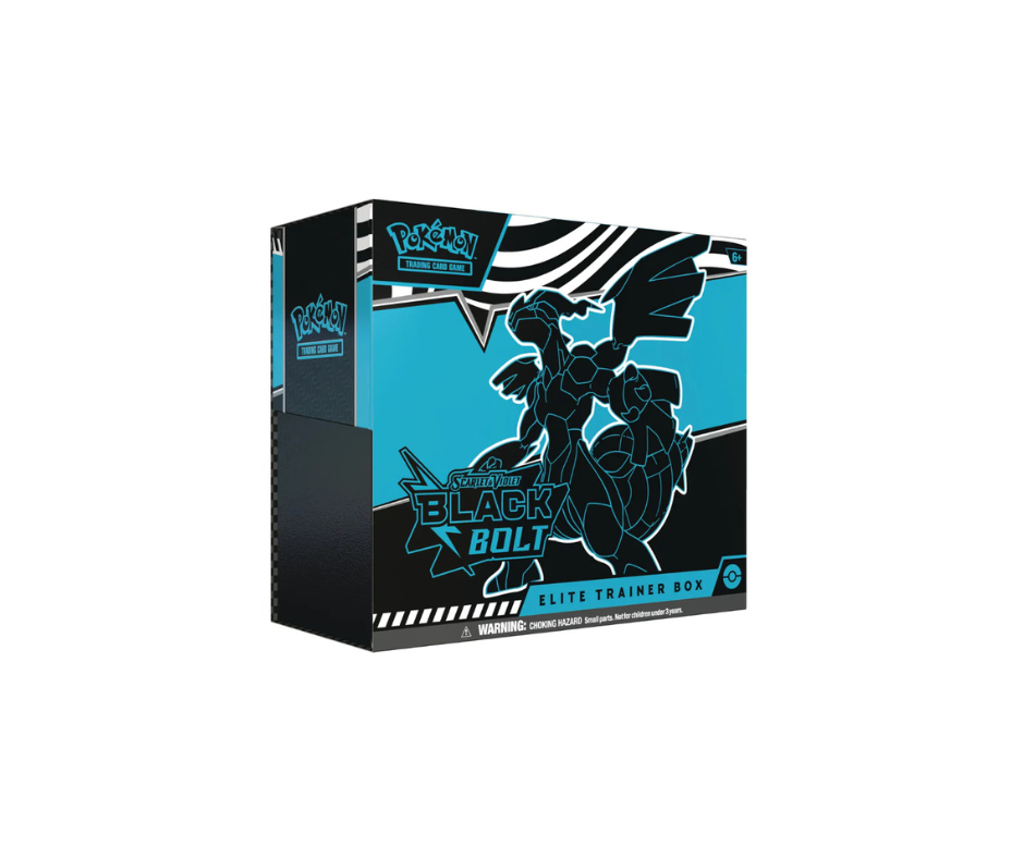 Pokémon TCG: Scarlet & Violet - Black Bolt - Elite Trainer Box - Inglés - Cherisaur Store