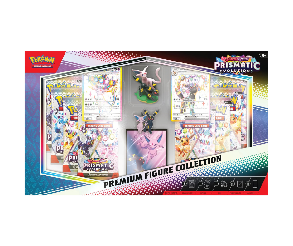 Pokémon TCG: Scarlet & Violet - Prismatic Evolutions Premium Figure Collection - Ingles - Cherisaur Store