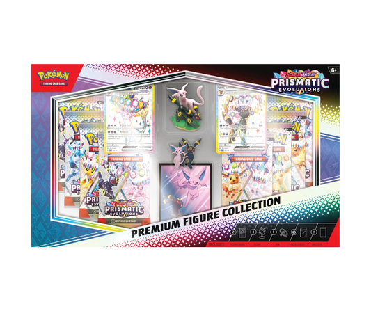 Pokémon TCG: Scarlet & Violet - Prismatic Evolutions Premium Figure Collection - Ingles - Cherisaur Store