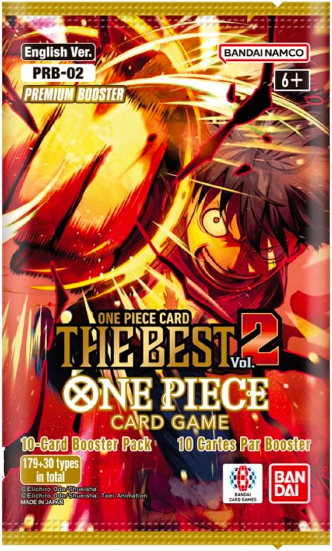 One Piece Card Game - PRB-02 - The Best One Vol. 2 - Booster Pack (12 Cartas) - Inglés - Cherisaur Store