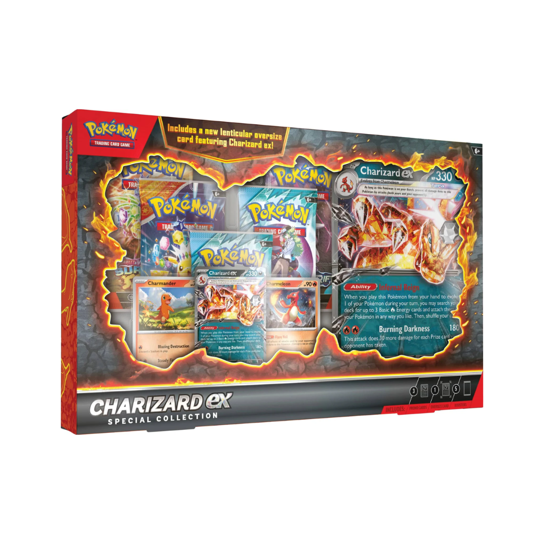 Pokémon TCG: Scarlet & Violet - Charizard ex Special Collection - Inglés - Cherisaur Store
