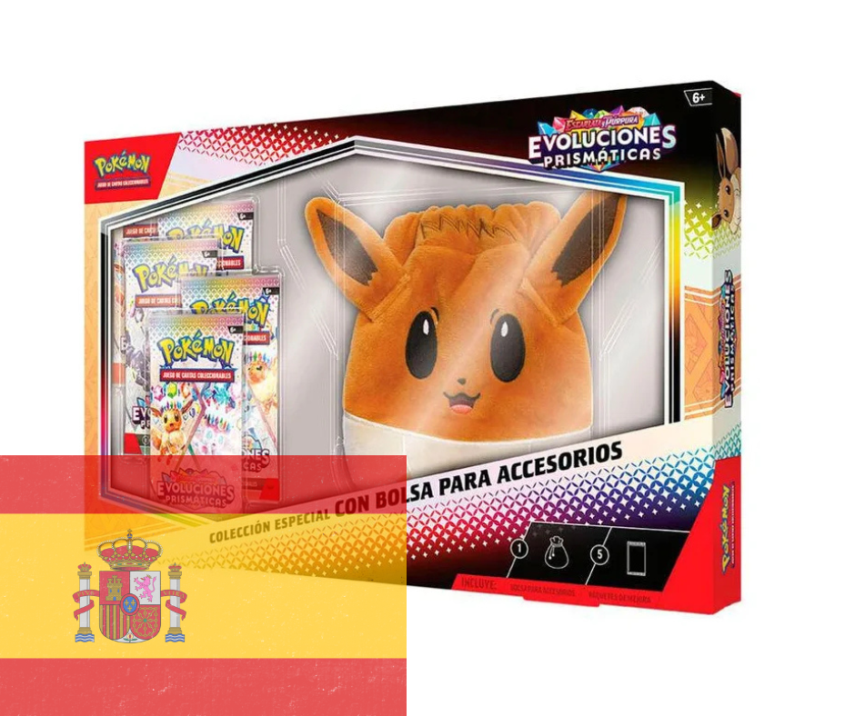 Pokémon JCC: Scarlet & Violet - Evoluciones Prismáticas Colección Especial con Bolsa para Accesorios - Español - Cherisaur Store