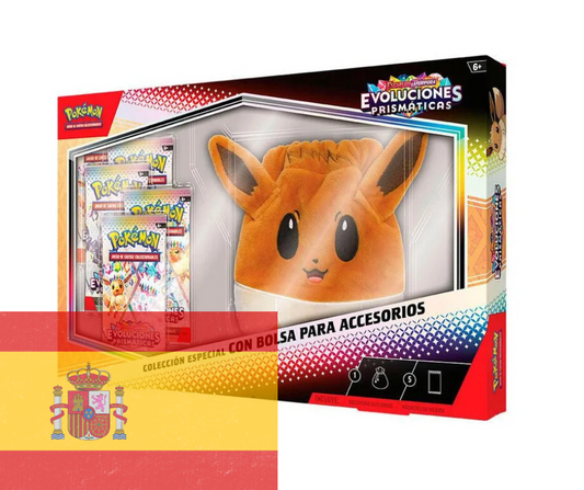 Pokémon JCC: Scarlet & Violet - Evoluciones Prismáticas Colección Especial con Bolsa para Accesorios - Español - Cherisaur Store