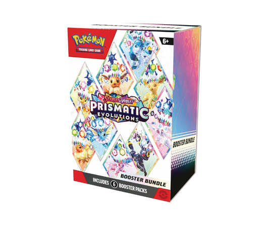 Pokémon TCG: Scarlet & Violet - Prismatic Evolutions - Booster Bundle - Inglés - Cherisaur Store