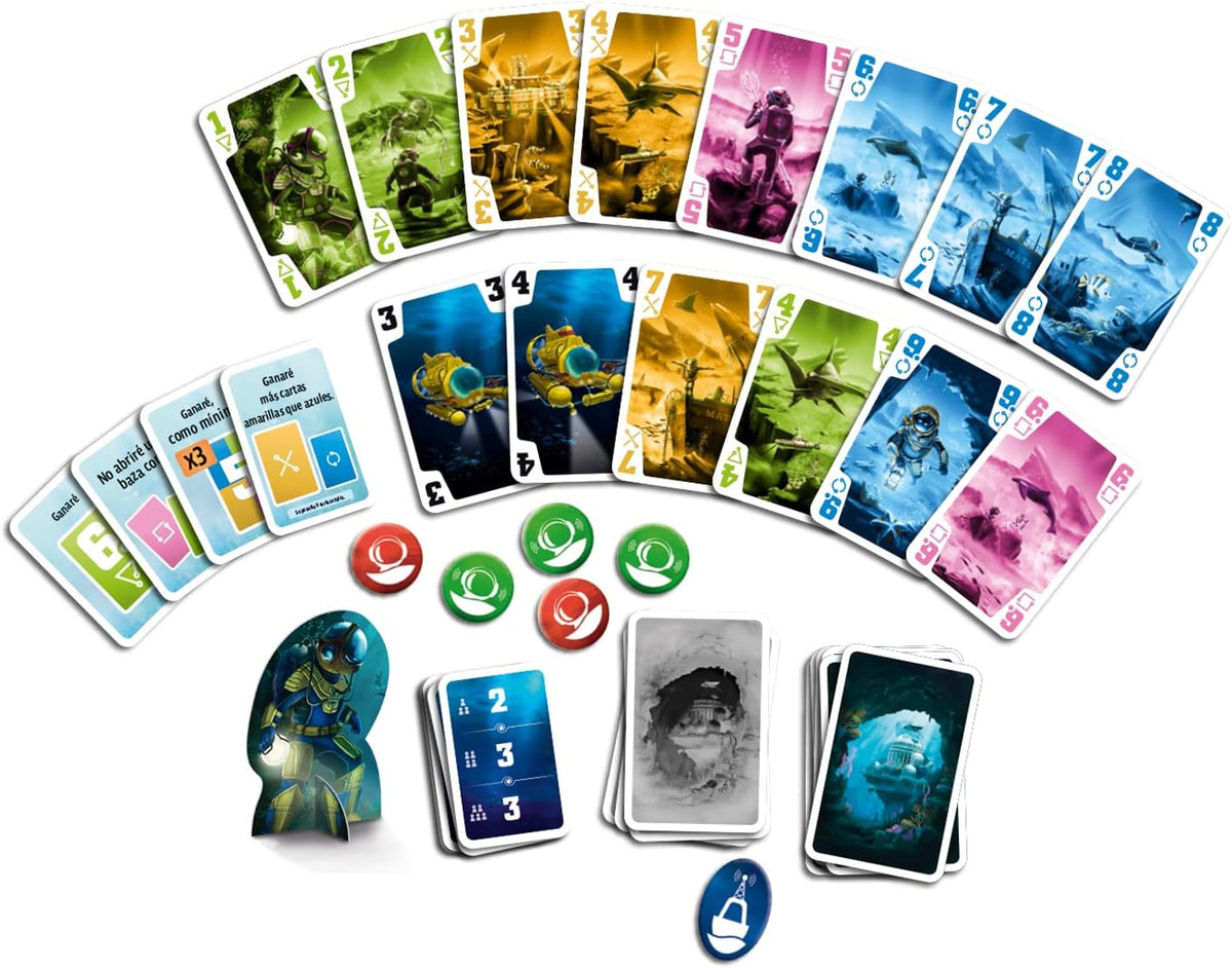 DEVIR - La Tripulación 2: Misión Mar Profundo - Juego de Mesa - Español - Cherisaur Store