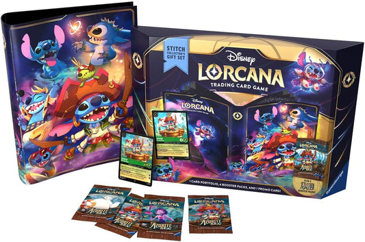 Ravensburger Lorcana TCG: Azurite Sea Stitch Gift Set DLC Special - Ingles - Cherisaur Store