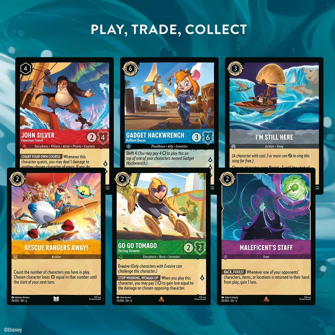 Ravensburger Lorcana TCG: Azurite Sea Stitch Gift Set DLC Special - Ingles - Cherisaur Store