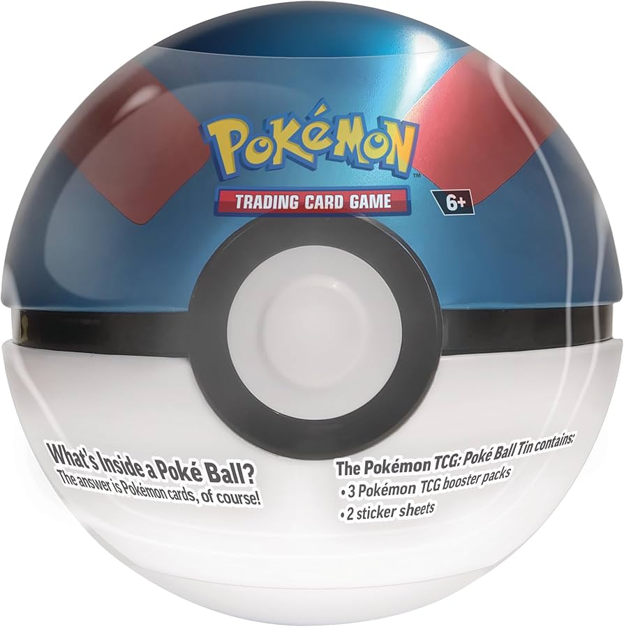 Pokémon JCC:  Poke Ball Tin Sorpresa (1 pieza al azar) - Español - Cherisaur Store
