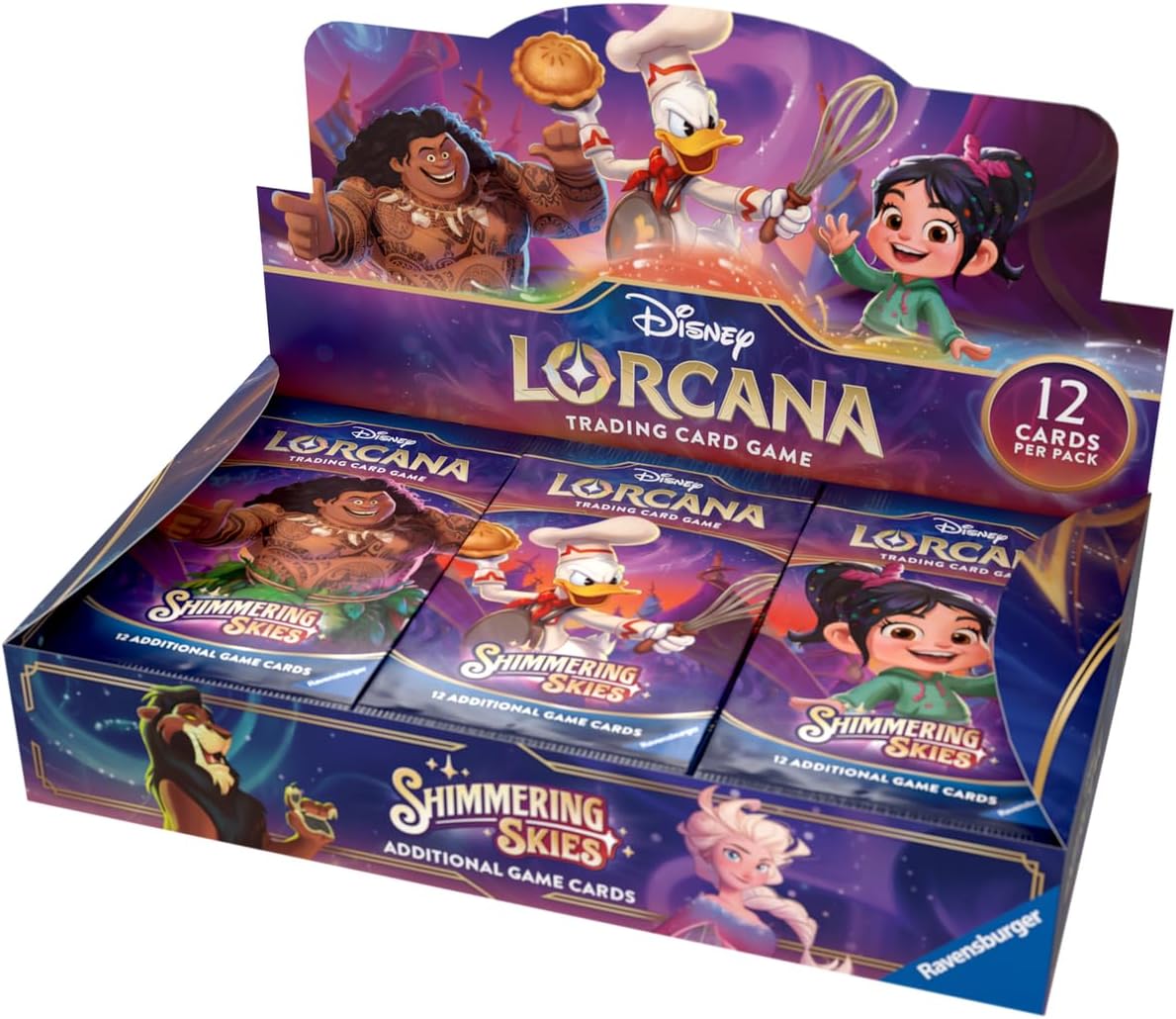 Ravensburger Disney Lorcana TCG: Shimmering Skies - Booster Pack Display - Ingles - Cherisaur Store