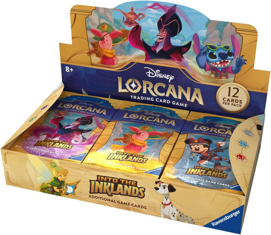 Ravensburger Disney Lorcana TCG: Into The Inklands - Booster Pack Display - Ingles - Cherisaur Store