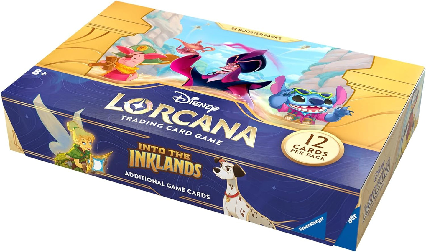 Ravensburger Disney Lorcana TCG: Into The Inklands - Booster Pack Display - Ingles - Cherisaur Store