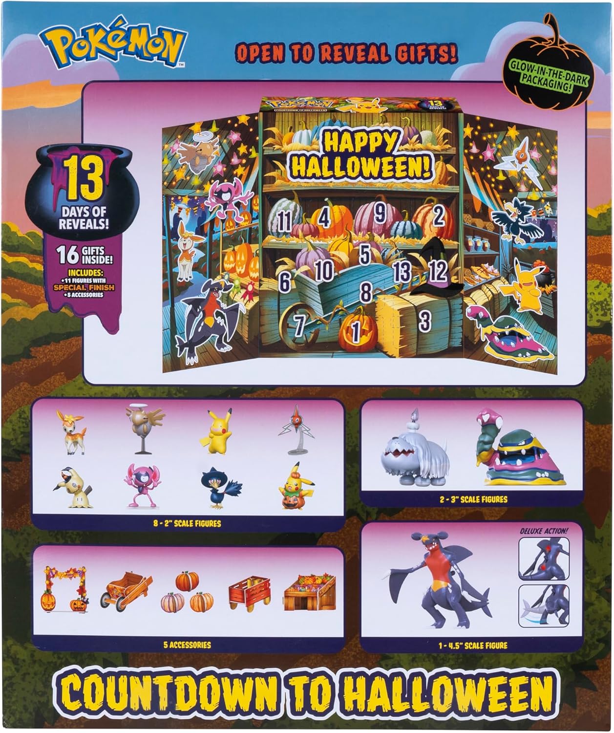 Calendario de Halloween Pokemon 2025 - Cherisaur Store