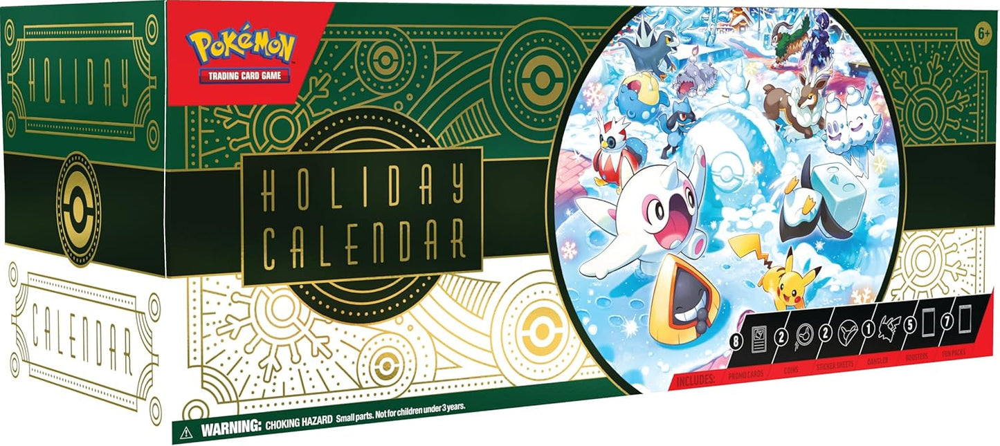 Pokémon TCG: Calendario TCG Holiday 2024 - Ingles - Cherisaur Store