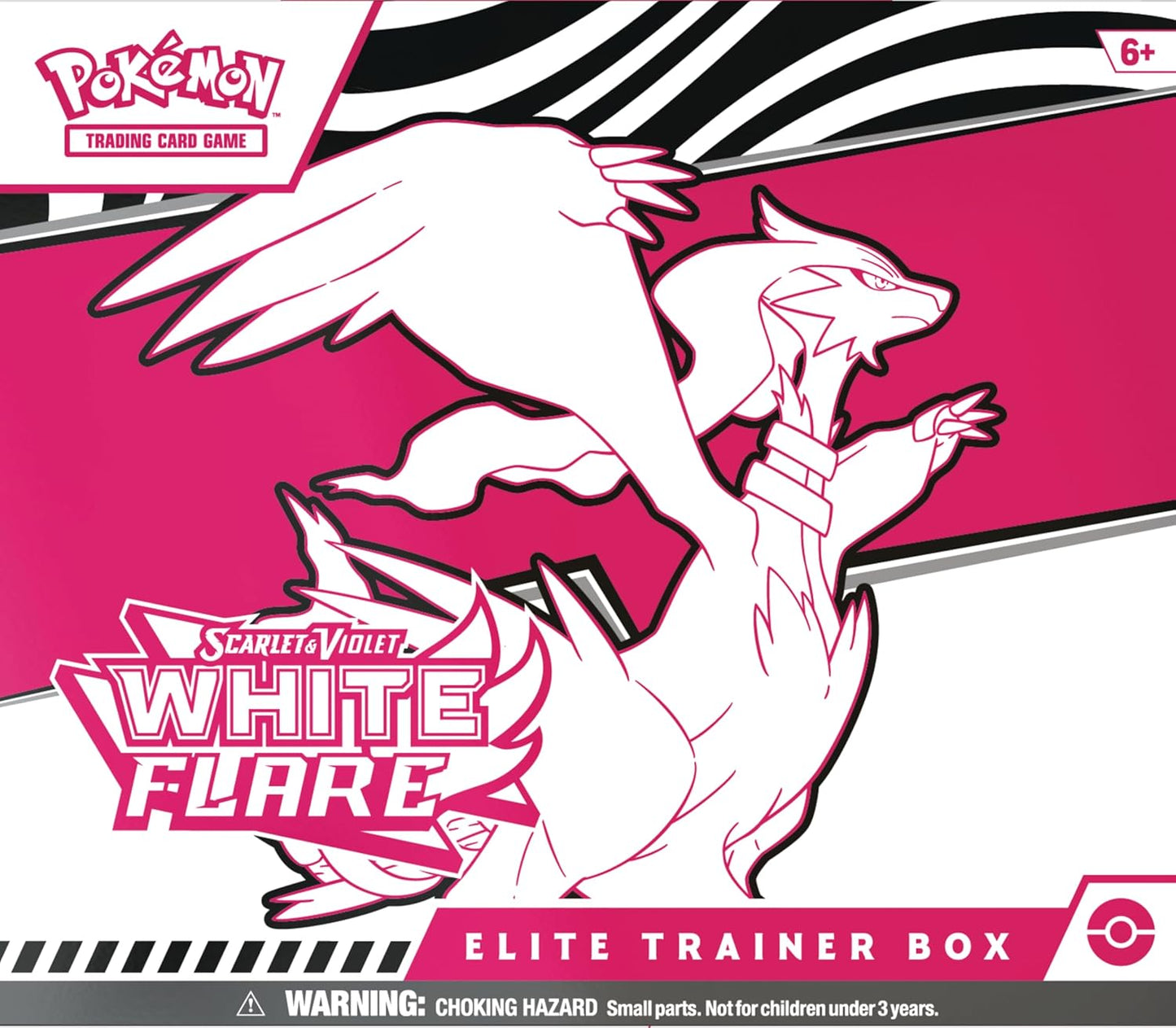 Pokémon TCG: Scarlet & Violet - White Flare - Elite Trainer Box - Inglés - Cherisaur Store