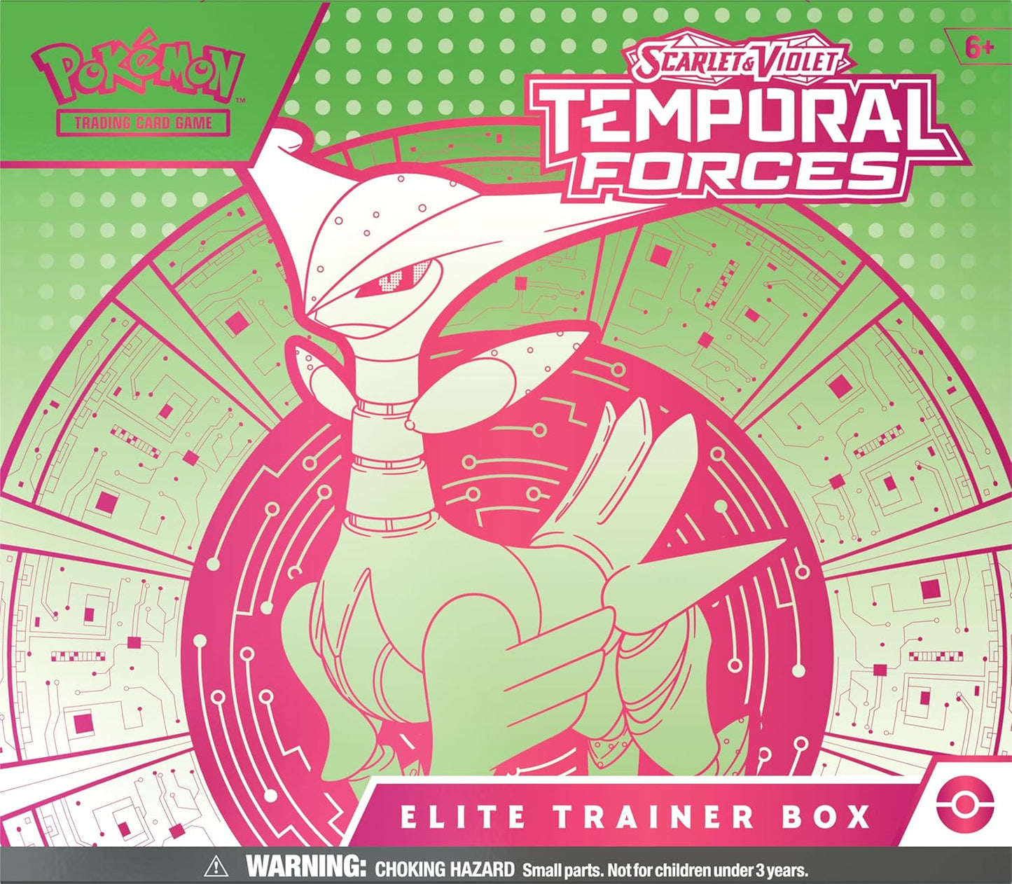Pokémon TCG: Scarlet & Violet - Temporal Forces - Elite Trainer Box - Inglés - Cherisaur Store