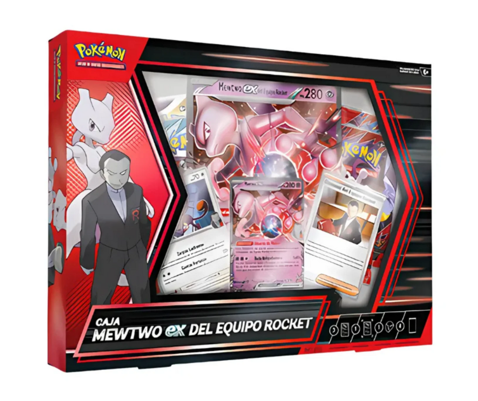 Pokémon TCG: Scarlet & Violet - Team Rocket´s Mewtwo EX Box - Ingles - Cherisaur Store