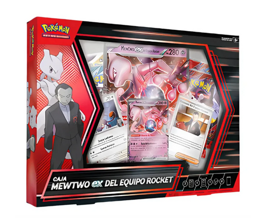 Pokémon TCG: Scarlet & Violet - Team Rocket´s Mewtwo EX Box - Ingles - Cherisaur Store