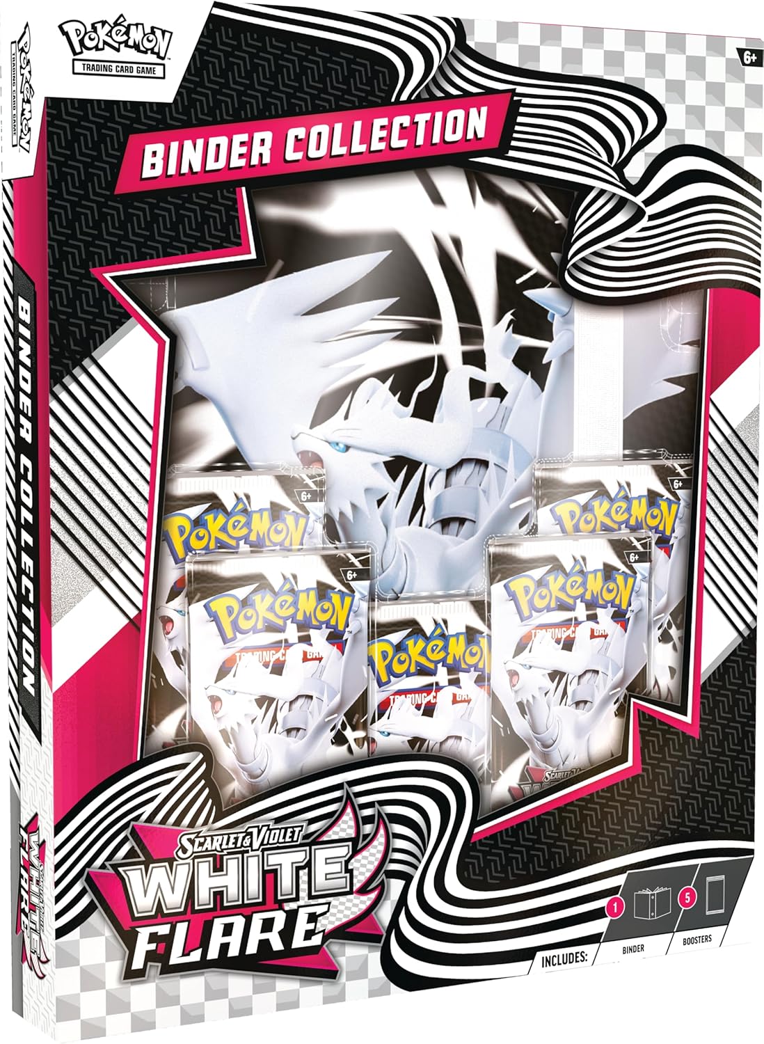 Pokémon TCG: Scarlet & Violet - White Flare - Binder Collection - Inglés - Cherisaur Store