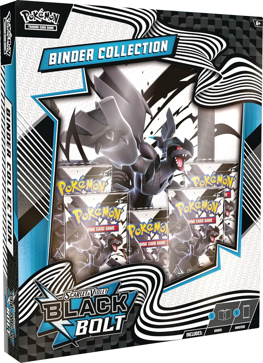 Pokémon TCG: Scarlet & Violet - Black Bolt - Binder Collection - Inglés - Cherisaur Store