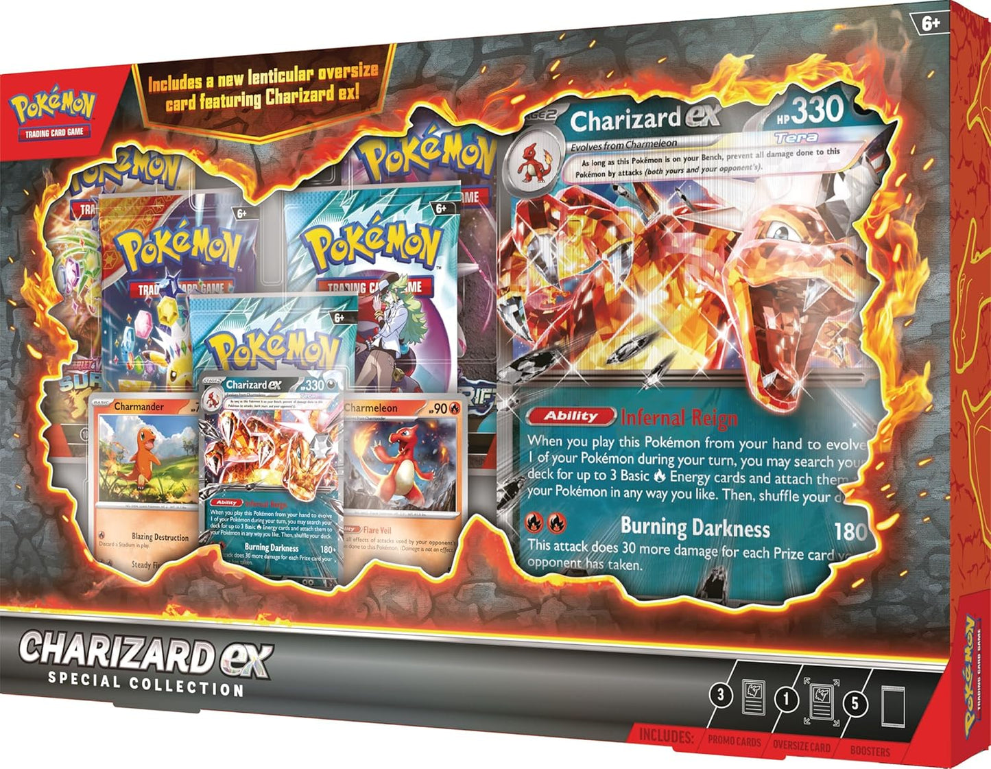 Pokémon TCG: Scarlet & Violet - Charizard ex Special Collection - Inglés - Cherisaur Store