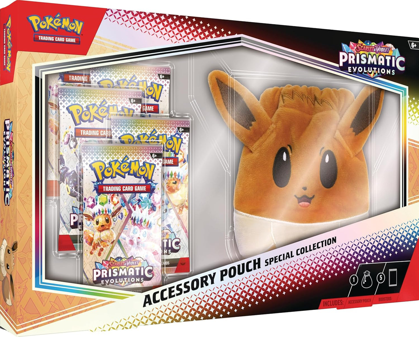 Pokémon TCG: Scarlet & Violet - Prismatic Evolutions Accessory Pouch Special Collection - Inglés - Cherisaur Store