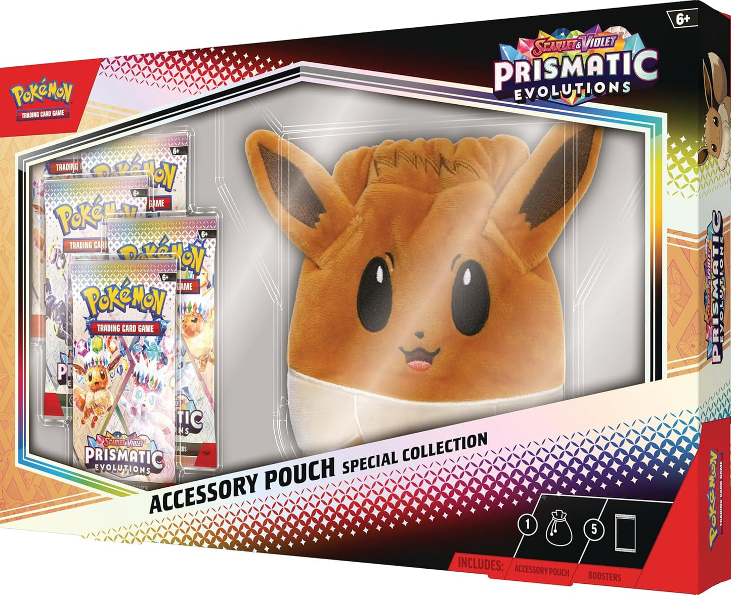 Pokémon TCG: Scarlet & Violet - Prismatic Evolutions Accessory Pouch Special Collection - Inglés - Cherisaur Store