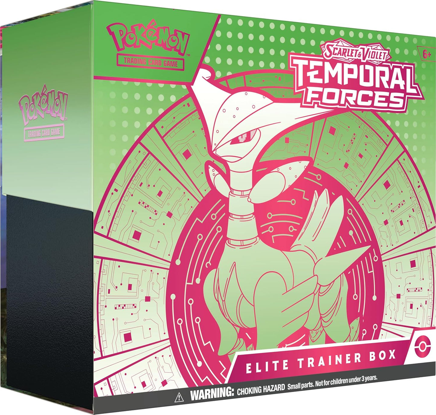 Pokémon TCG: Scarlet & Violet - Temporal Forces - Elite Trainer Box - Inglés - Cherisaur Store