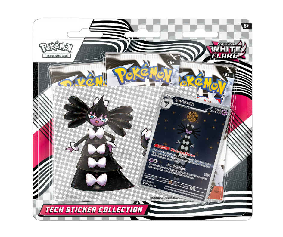 Pokémon TCG: Scarlet & Violet - Black Bolt & White Flare - Tech Sticker Collection Gothitelle - Inglés - Cherisaur Store