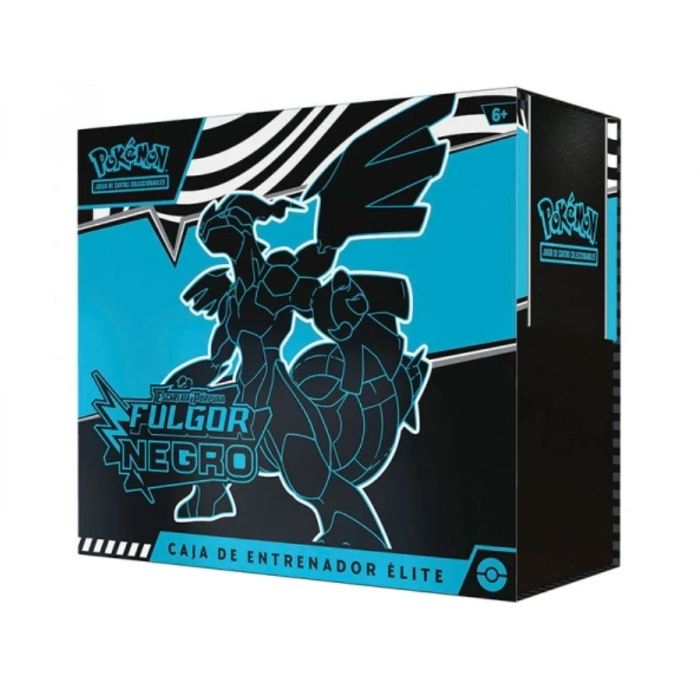 Pokémon JCC: Escarlata y Púrpura - Fulgor Negro - Caja de Entrenador Elite - Español - Cherisaur Store