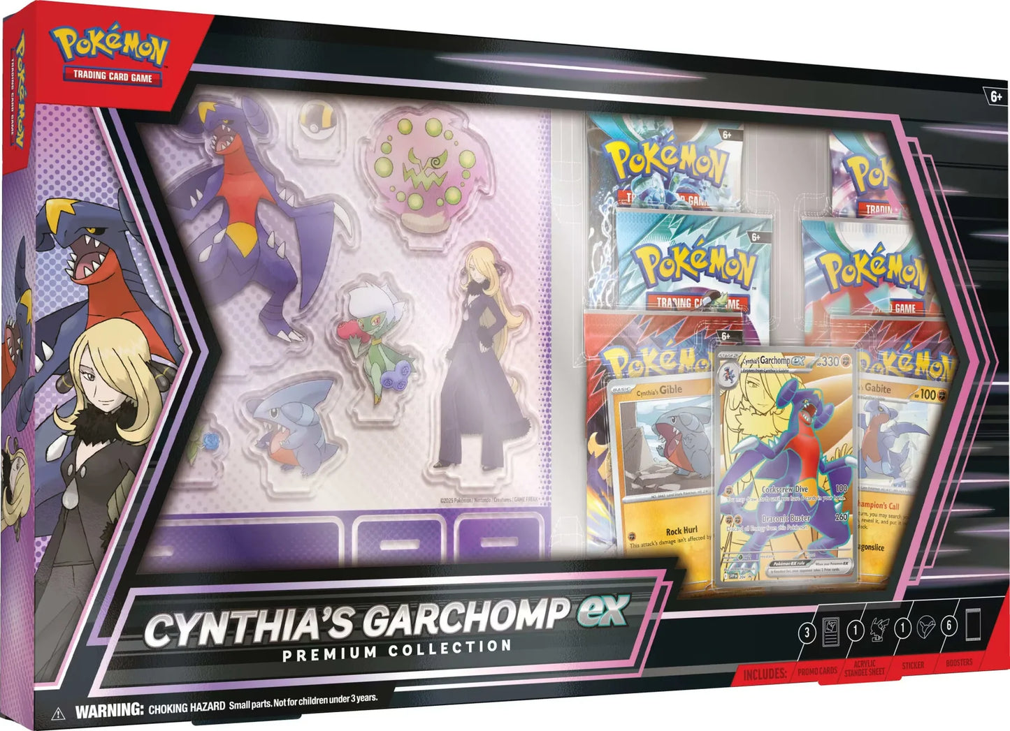 Pokémon TCG: Scarlet & Violet - Cynthia's Garchomp EX Premium Collection - Inglés - Cherisaur Store