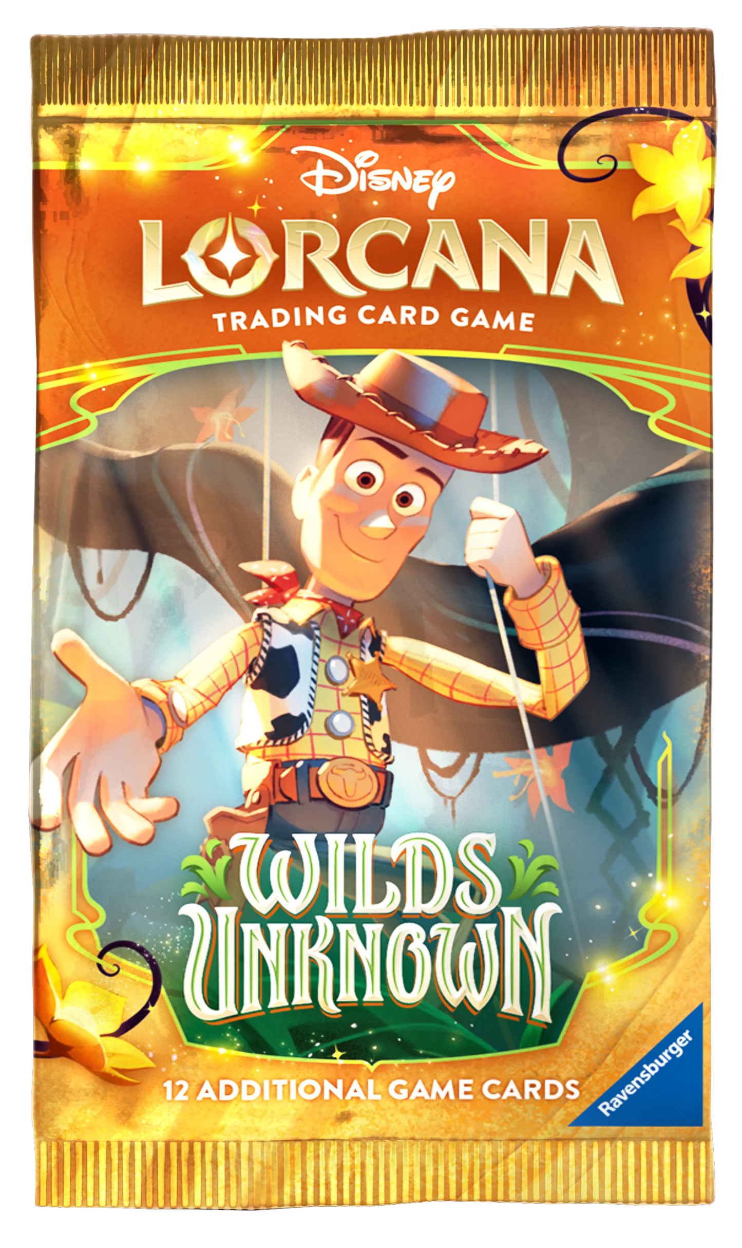 Ravensburger Disney Lorcana TCG: Wilds Unknown - Booster Pack Individual - Ingles - Cherisaur Store