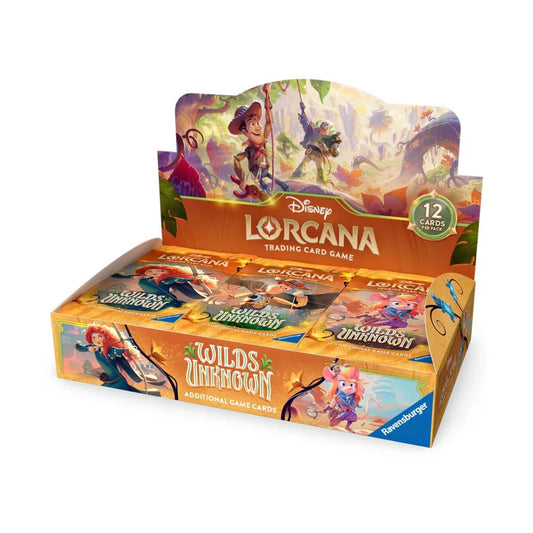 Ravensburger Disney Lorcana TCG: Wilds Unknown - Booster Pack Display - Ingles - Cherisaur Store