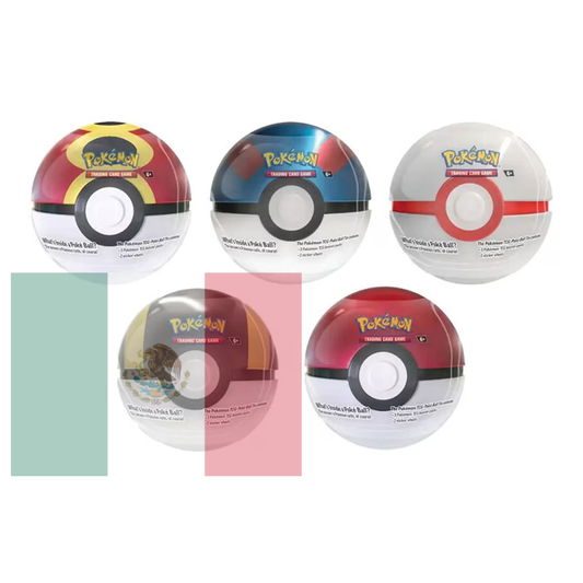 Pokémon JCC:  Poke Ball Tin Sorpresa (1 pieza al azar) - Español - Cherisaur Store