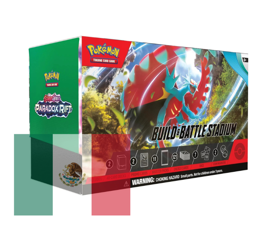 Pokémon JCC: Mega Evolución - Brecha Paradojica - Estadio Combina y Combate - Español - Cherisaur Store