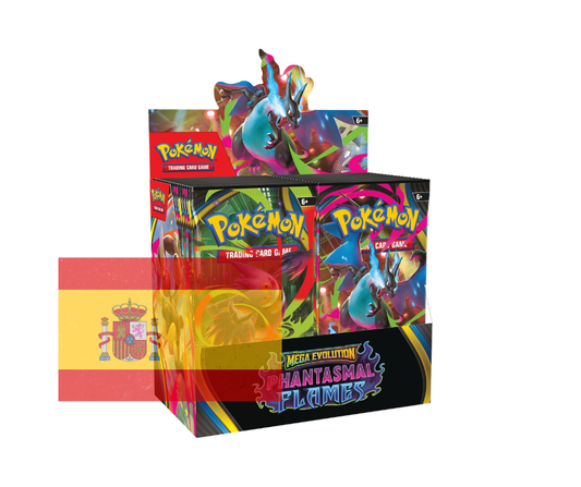 Pokémon JCC: Mega Evolución - Fuegos Fantasmales - Booster Box - Español - Cherisaur Store