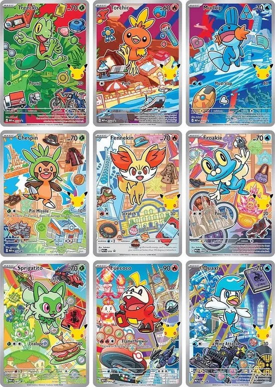 Pokémon TCG First Partner Illustration Collection - Series 3 - 30th Anniversary - Ingles - Cherisaur Store