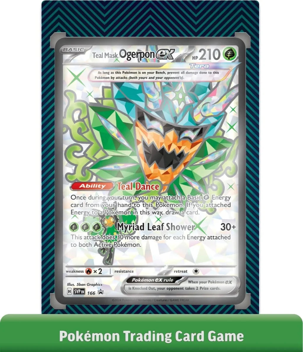 Pokémon TCG: Scarlet & Violet - Ogerpon EX Premium Collection - Ingles - Cherisaur Store