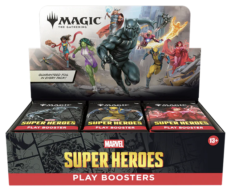 Magic: The Gathering - Marvel Super Heroes - Play Booster Display - Ingles - Cherisaur Store