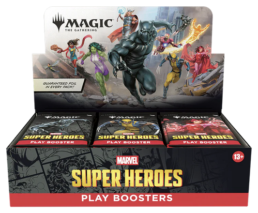 Magic: The Gathering - Marvel Super Heroes - Play Booster Display - Ingles - Cherisaur Store