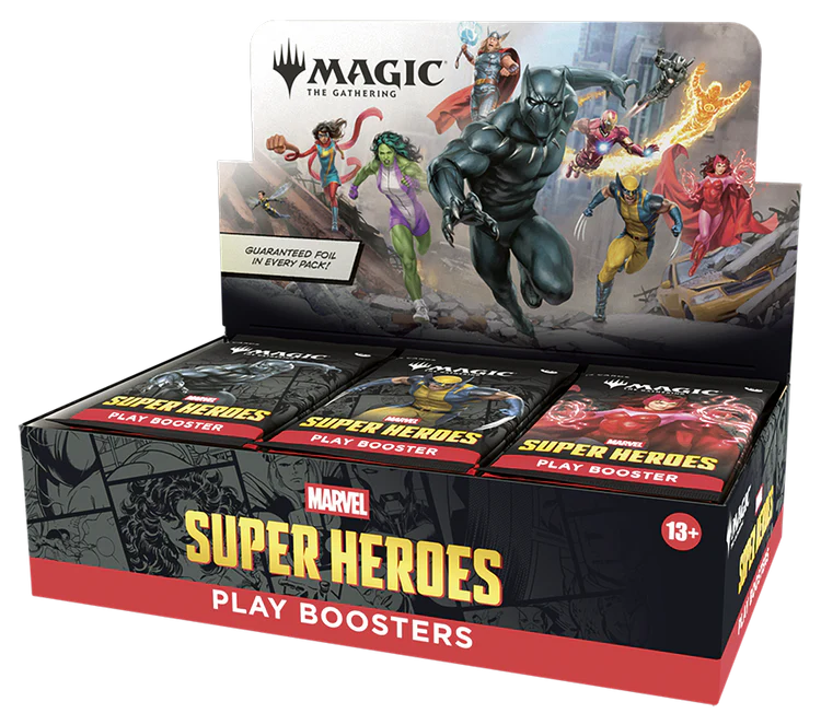 Magic: The Gathering - Marvel Super Heroes - Play Booster Display - Ingles - Cherisaur Store