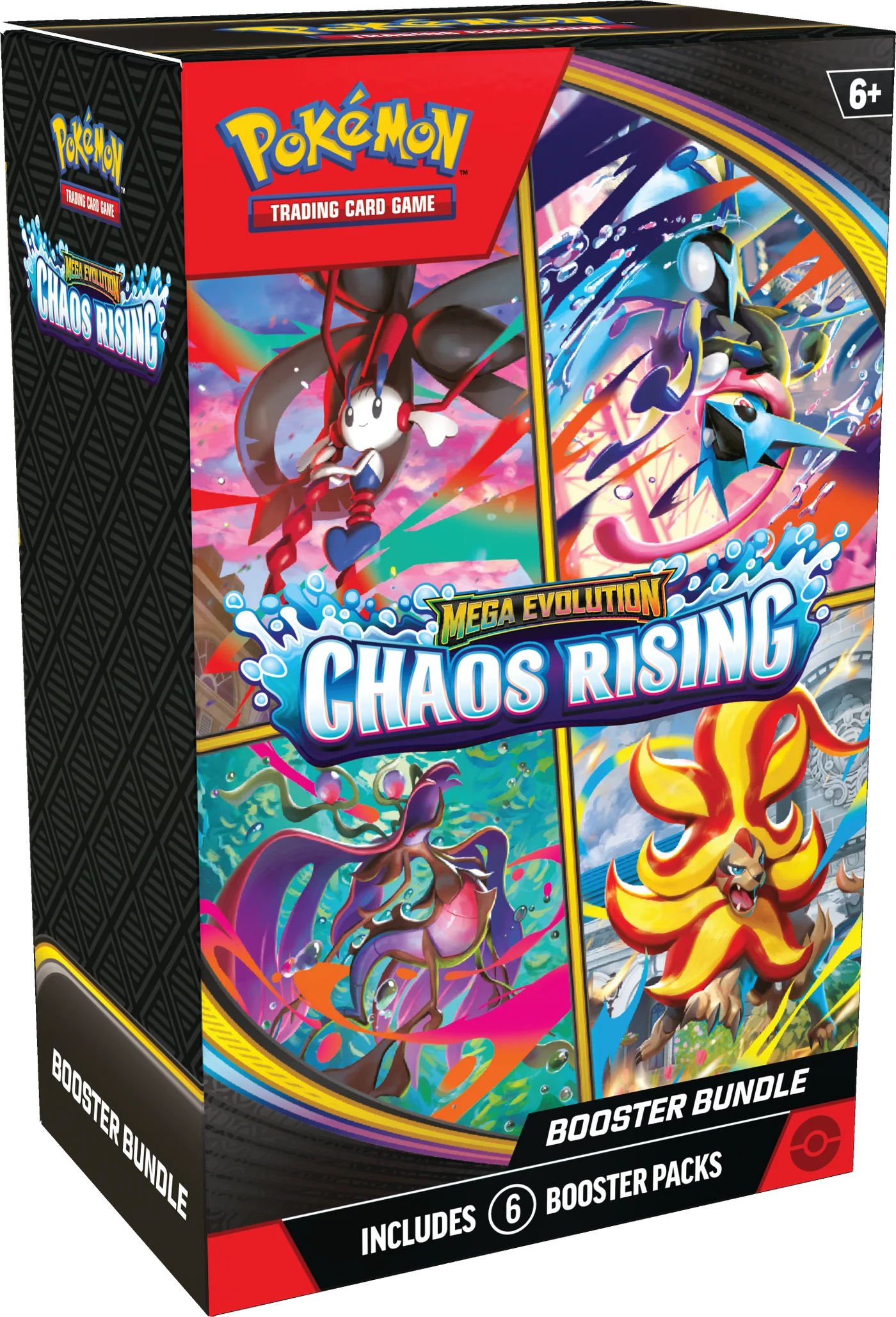 Pokémon TCG: Mega Evolution - Chaos Rising - Bundle- Ingles - Cherisaur Store