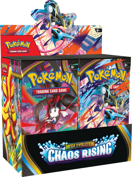 Pokémon TCG: Mega Evolution - Chaos Rising - Booster Box - Ingles - Cherisaur Store