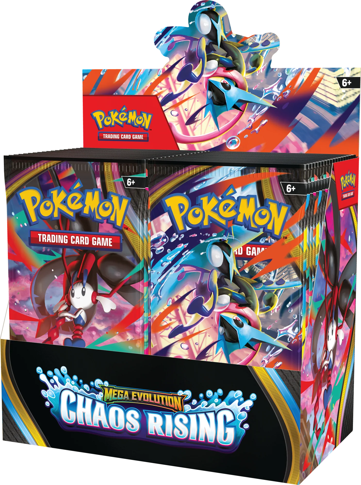 Pokémon TCG: Mega Evolution - Chaos Rising - Booster Box - Ingles - Cherisaur Store