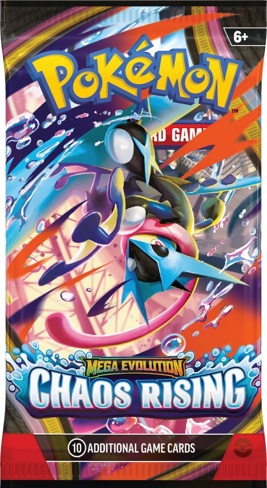 Pokémon TCG: Mega Evolution - Chaos Rising - Booster Pack Individual - Ingles - Cherisaur Store