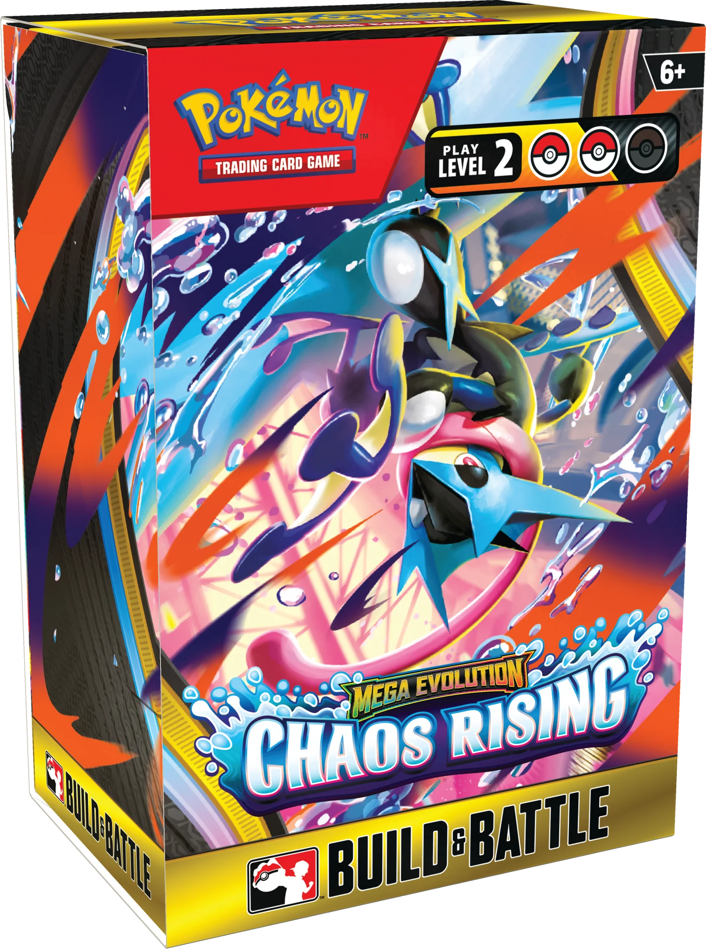 Pokémon TCG: Mega Evolution - Chaos Rising - Build & Battle - Ingles - Cherisaur Store