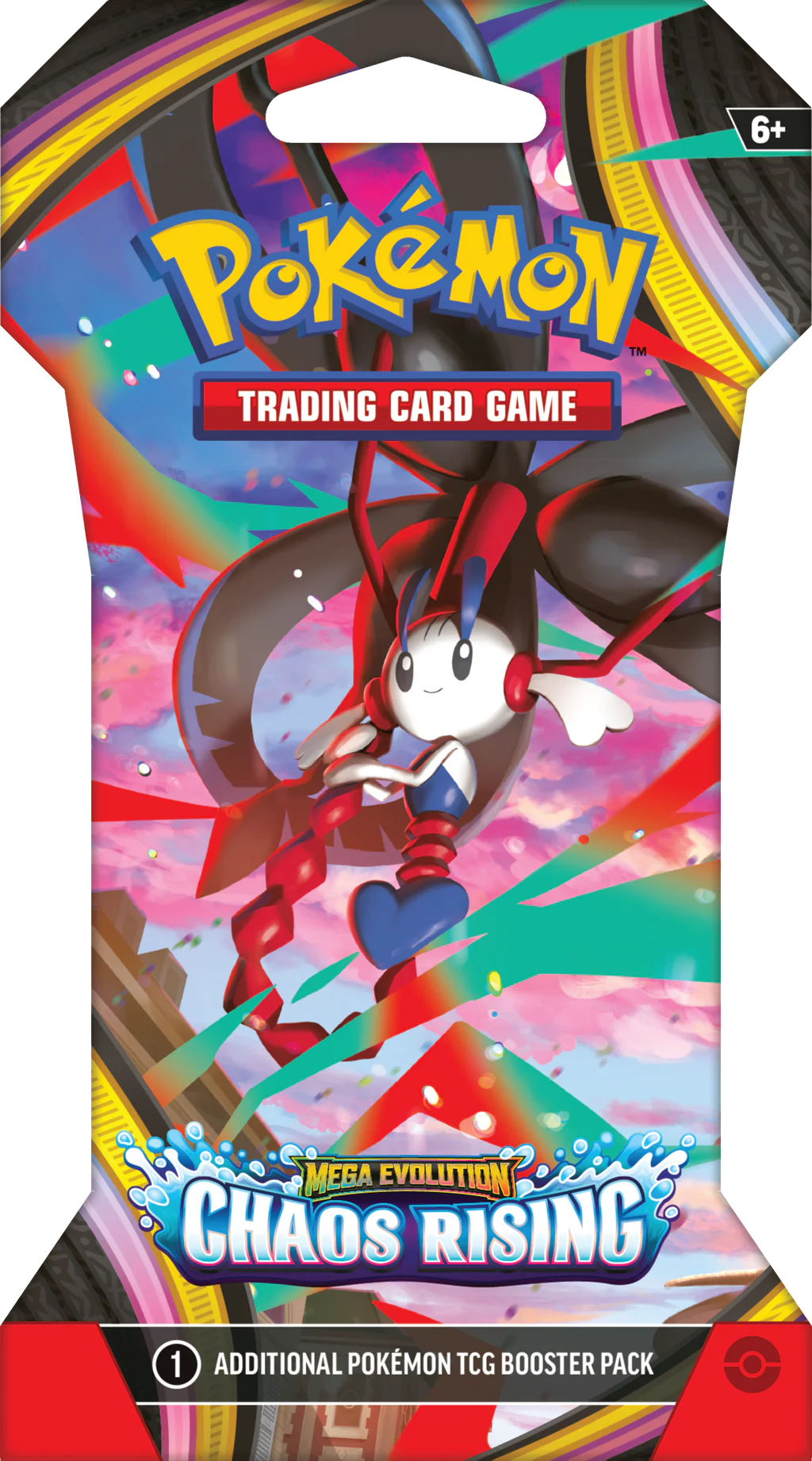 Pokémon TCG: Mega Evolution - Chaos Rising - Sleeved Booster Pack - Ingles - Cherisaur Store