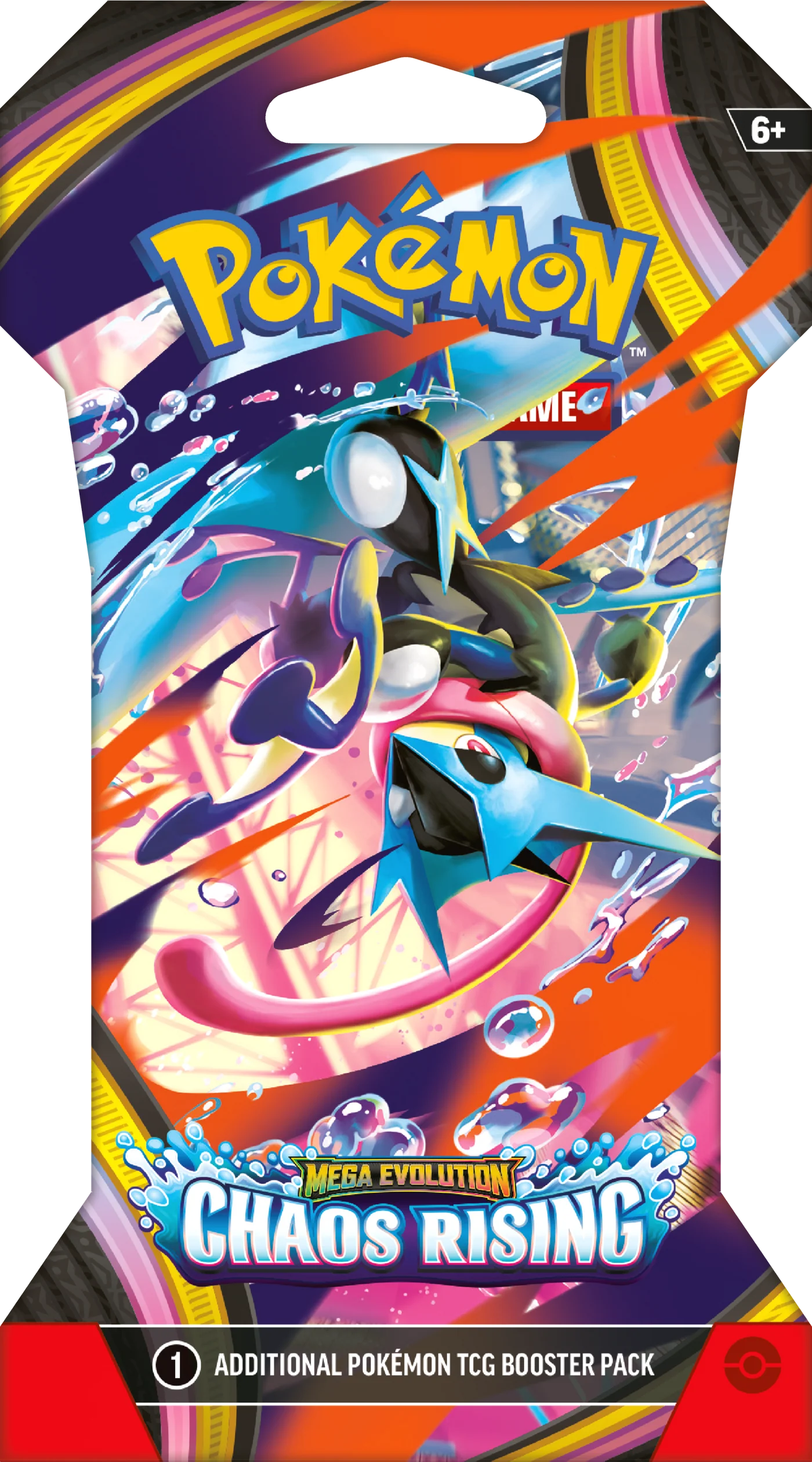 Pokémon TCG: Mega Evolution - Chaos Rising - Sleeved Booster Pack - Ingles - Cherisaur Store