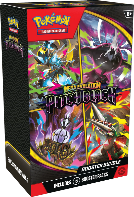 Pokémon TCG: Mega Evolution - Pitch Black - Bundle- Ingles - Cherisaur Store