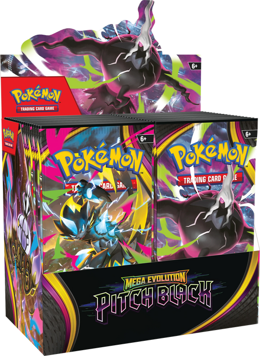 Pokémon TCG: Mega Evolution - Pitch Black - Booster Box - Ingles - Cherisaur Store