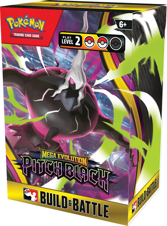 Pokémon TCG: Mega Evolution - Pitch Black - Build & Battle - Ingles - Cherisaur Store
